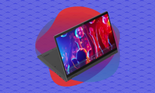Lenovo Ideapad Flex 5i in tablet position