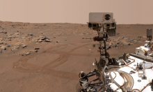 the Perseverance rover on Mars