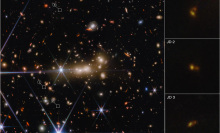 Early galaxies merging