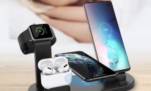 ChargeUp 6-in-1 Wireless Charging Station on a table.