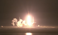 NASA SLS launching