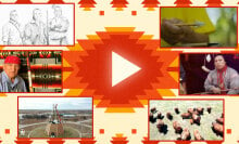A composite of images from YouTube channels that feature Native content, made by Native creators.
