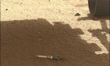 Perseverance dropping Mars samples
