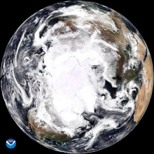 In honor of Earth Day, here's the most detailed satellite view of the Northern Hemisphere yet