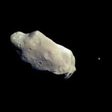 an asteroid in our solar system