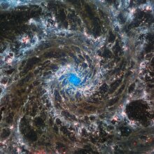 Webb telescope's view of M74, the "Phantom Galaxy"