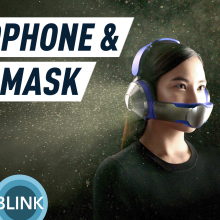 headphone and face mask