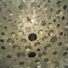 The ignition chamber at Lawrence Livermore National Laboratory