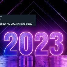 2023 illustration and screenshot about predicting next year