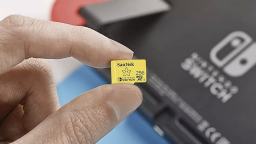 Nintendo Swtich-licensed SanDisk 256GB microSDXC-Card 