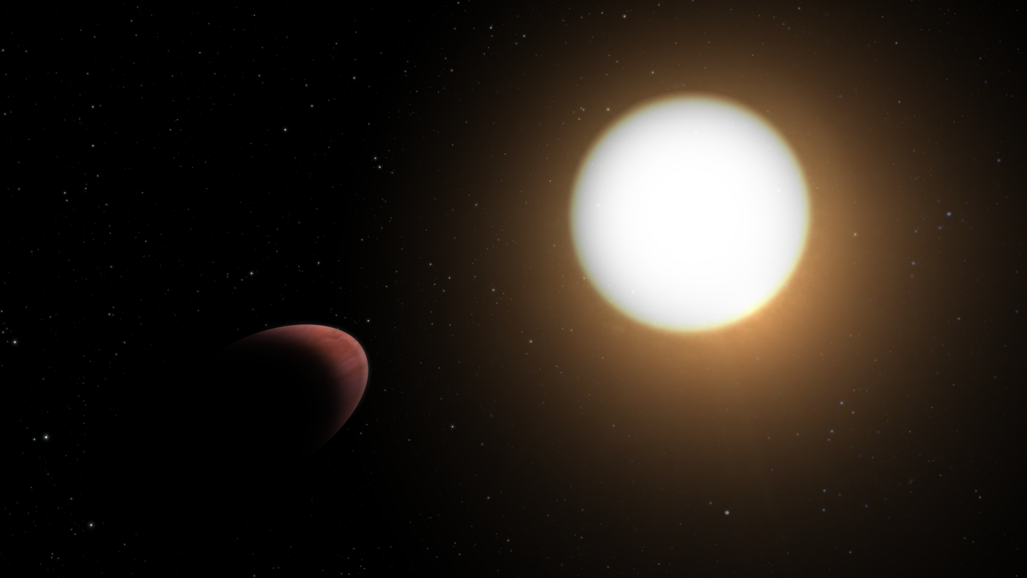 a weirdly shaped exoplanet