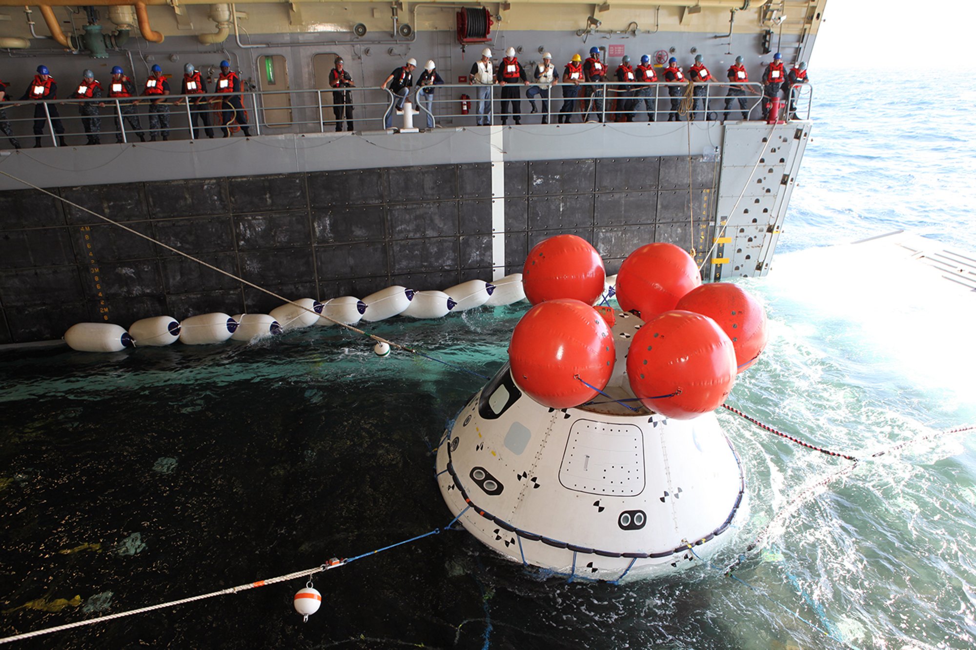 Recovering Orion during a 2014 test
