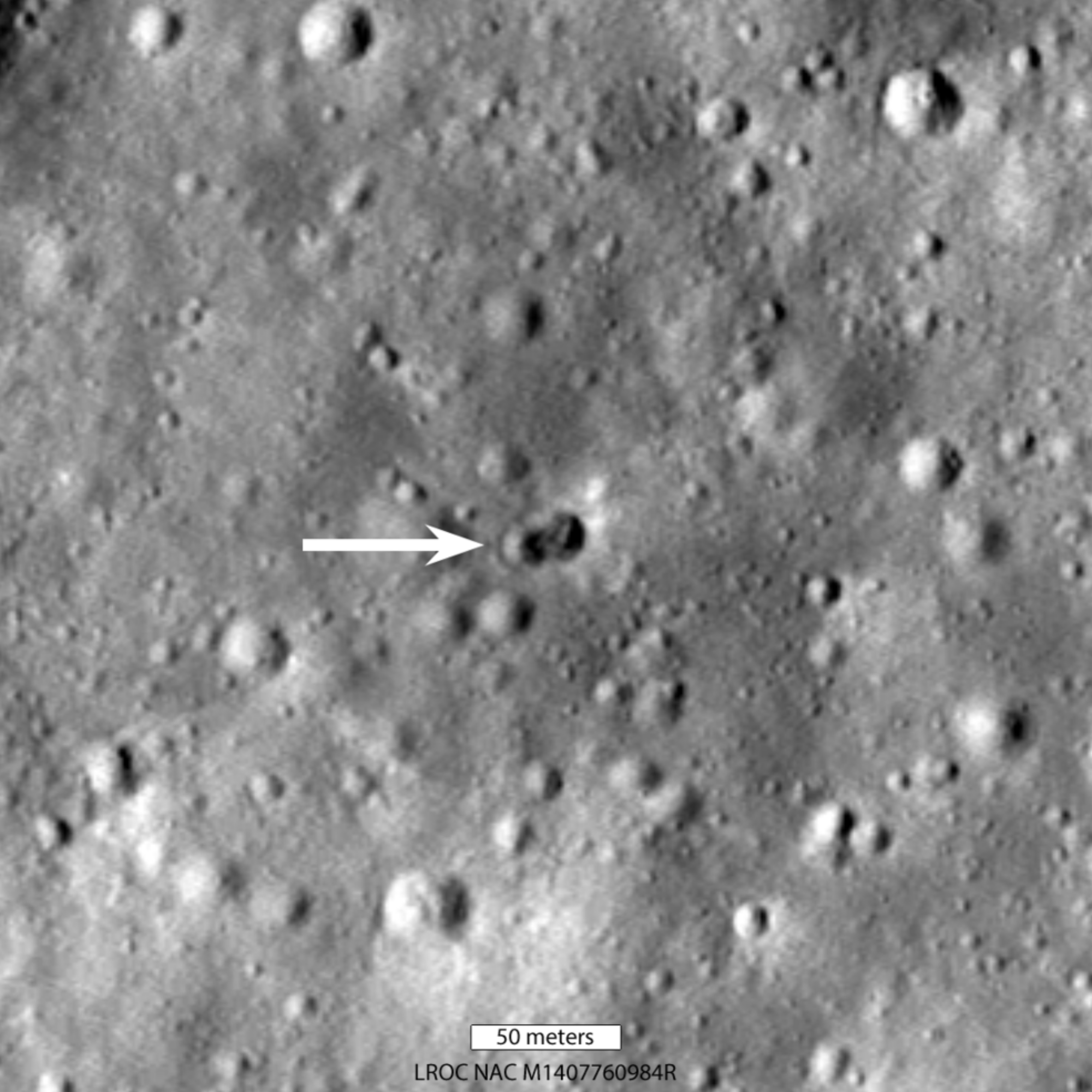 A rocket booster impacted the moon on March 4, leaving a crater on the lunar surface.