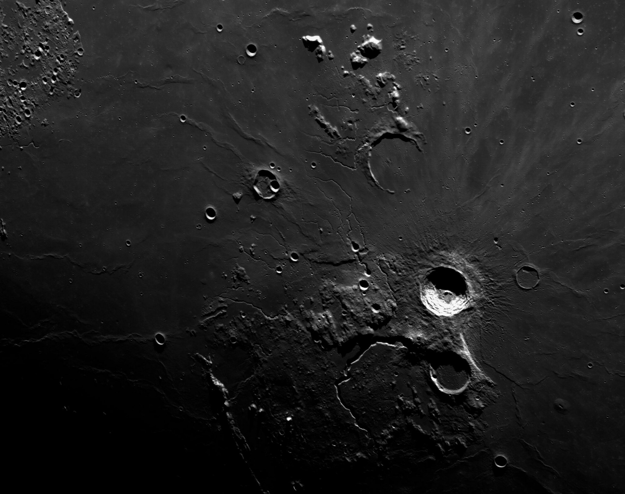 the lunar surface