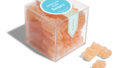 Light orange gummy bears