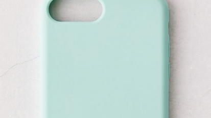 mint-colored iphone case