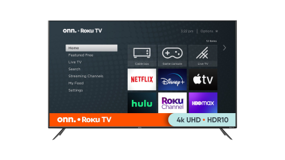 tv with various streaming platform options onscreen