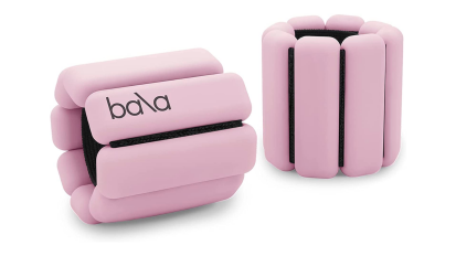 a pair of blush pink bala bangles