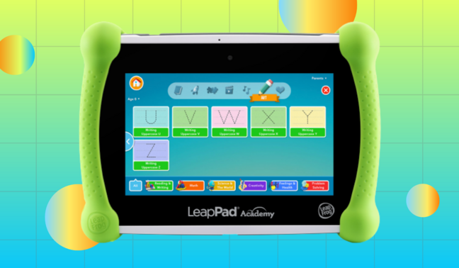 LeapFrog tablet with green case