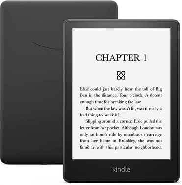 kindle paperwhite device from the back and front